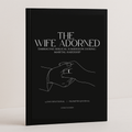 Black book cover for The Wife Adorned: Embracing Biblical Submission During Marital Hardship by ChristAdorn.